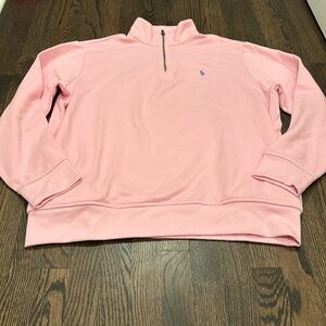 Polo Ralph Lauren Women’s quarter-zip sweatshirt.